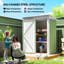 Ammaley 5 ft. W x 3 ft. D Metal Flat Tool Shed