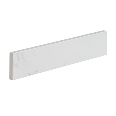 Altair 21 in.W Engineered Stone Vanity Sidesplash in Aosta White
