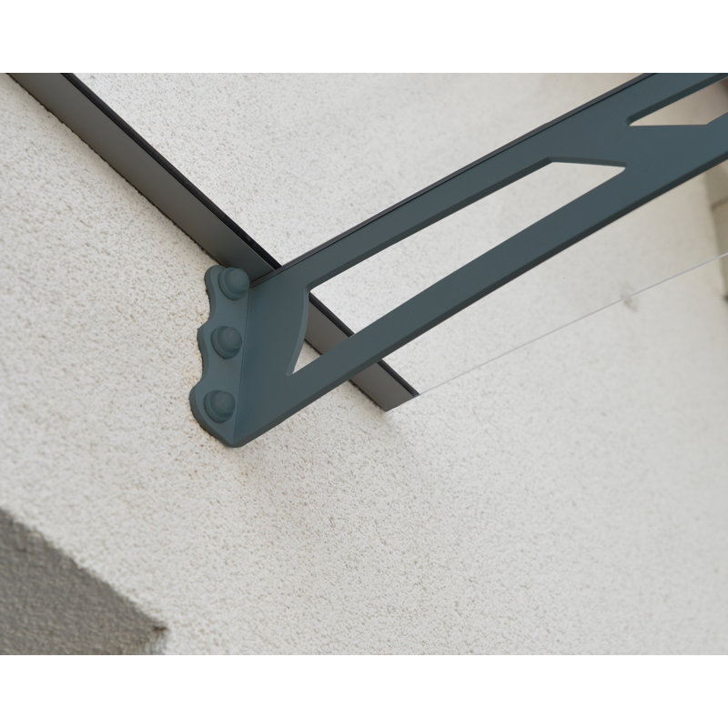 Aquila Door Canopy, 22 cm H x 205 cm W x 91.8 cm D