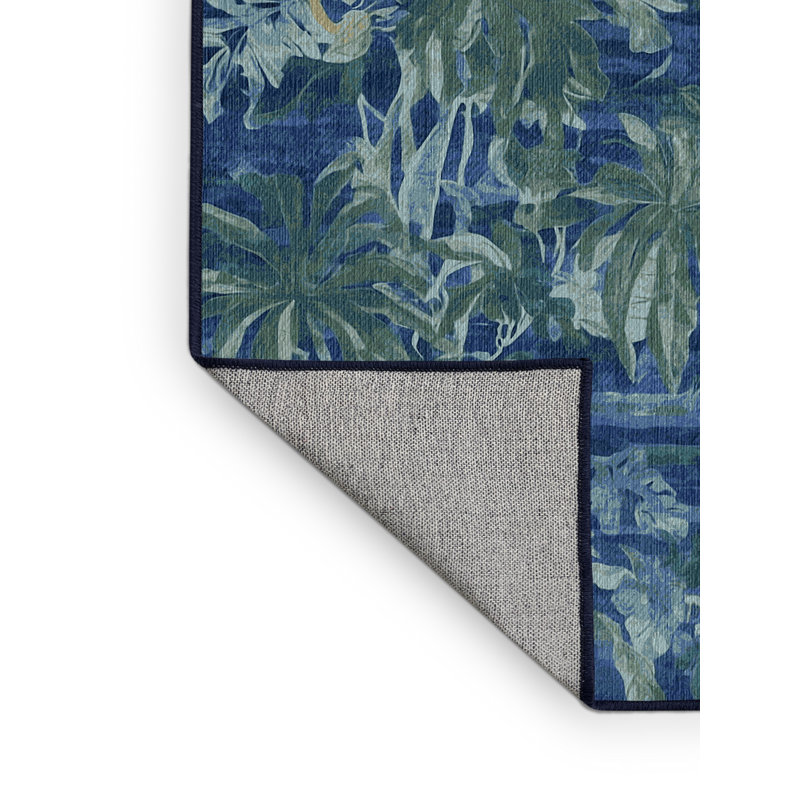 Machine Washable Grey Area Rug, Runner 2' x 5'