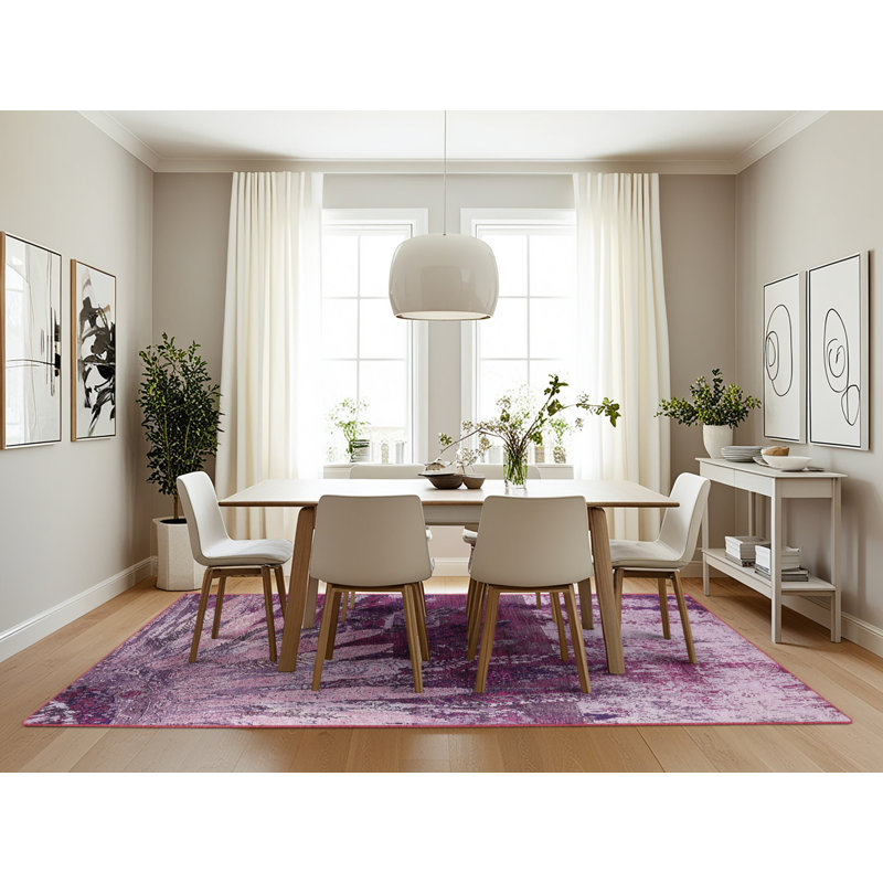 Tapis rose Hanksville, Rectangle 7' x 10'