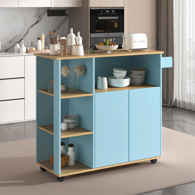 Alexandor Wood Kitchen Cart