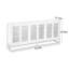 Buffet en bois massif 78,74 po