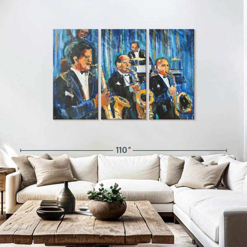 Abarca Horn Section, 48" H x 74" W