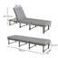 198cm Long Single Chaise with Cushions