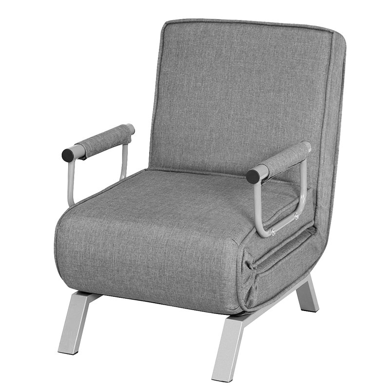Louth Upholstered Armchair, Grey