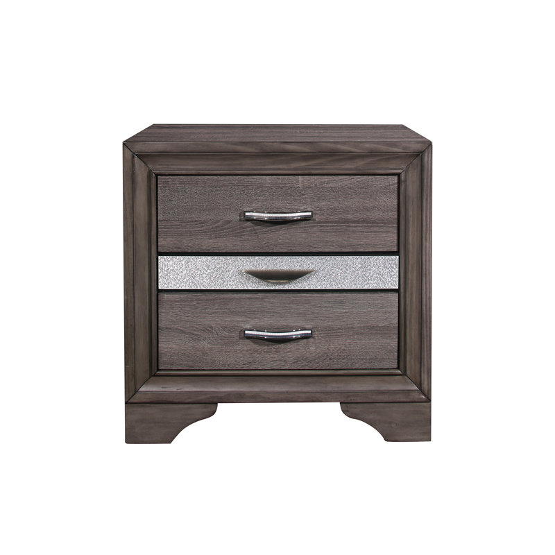 Table de chevet Sparkle Grey