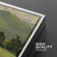 «Golden Mountain Valley with River and Wildflowers», reproduction d'art sur toile encadrée 3 pièces-121090455-121090453