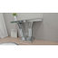 Console 43 po avec miroir en verre