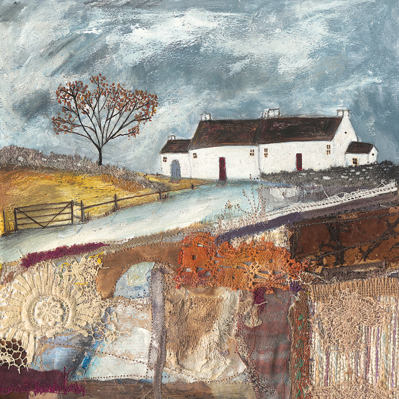 Louise O'Hara - Wrapped Canvas Painting, 85cm H x 85cm W x 3.8cm D