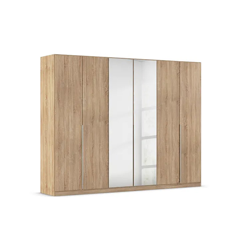 Alabama 2 Door Wardrobe, Basic, Sonoma Oak, 210cm H x 271cm W x 54cm D