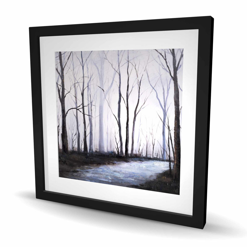 Forêt désertique - reproduction mat moderne encadrée pour la décoration intérieure
