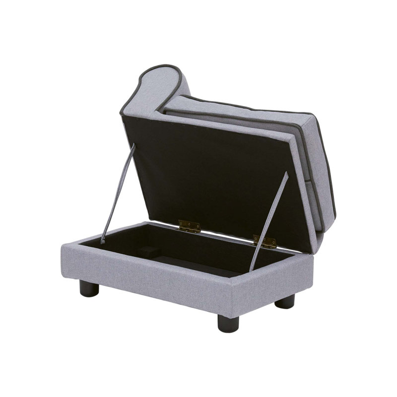 Canapé-lit pour chien avec rangement pour petits et moyens animaux, H 14,4 po x l 12,5 po x P 22 po