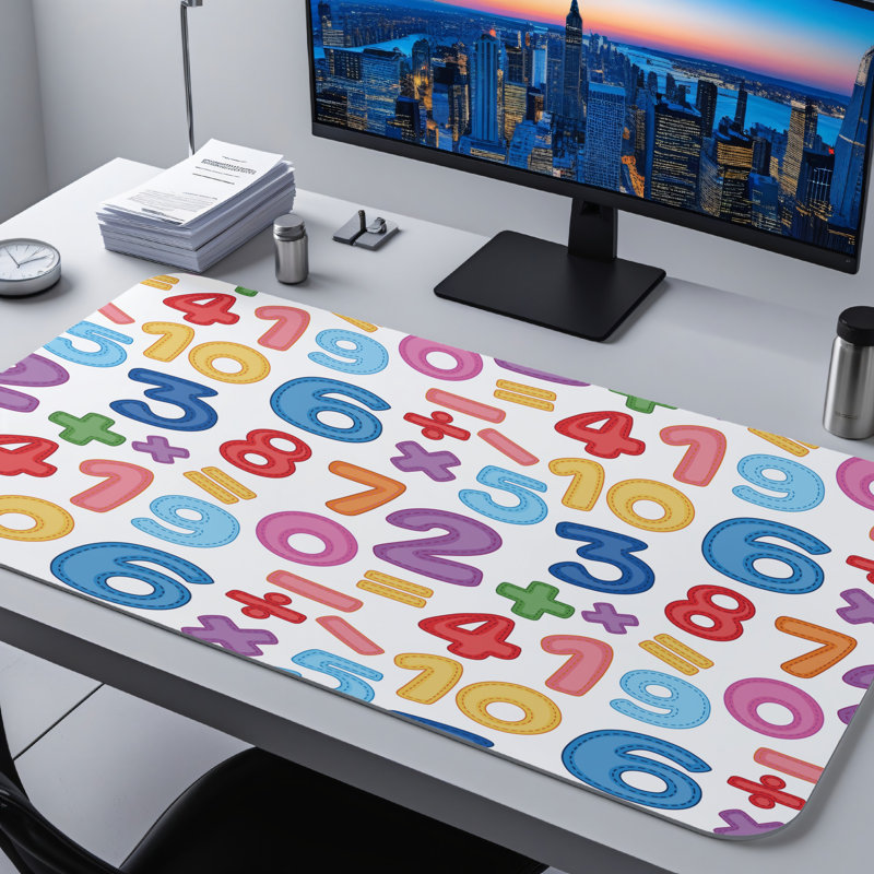 Polyester Desk Pad, 23.6x13.8