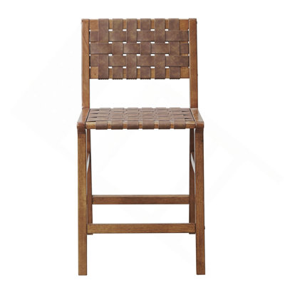 Tabouret de comptoir en similicuir