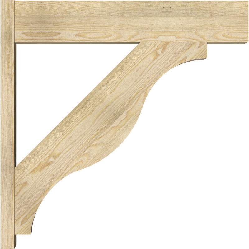 Jeu de blocs Funston, 8" W Douglas Fir (Rough Sawn), P 36 po x H 36 po