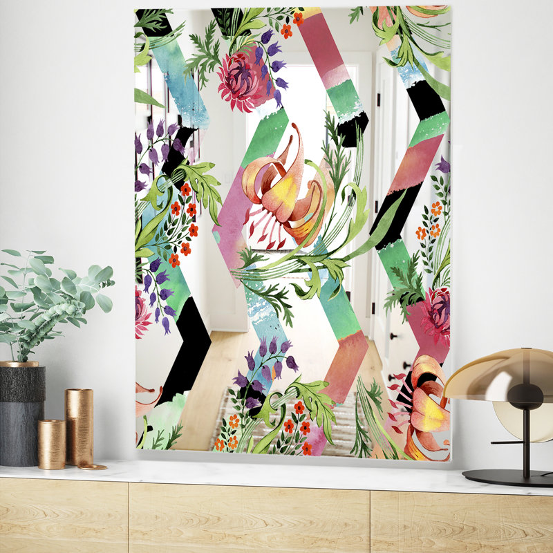 Miroir mural Elementary Botanicals 5, H 39,4 po x l 29,5 po