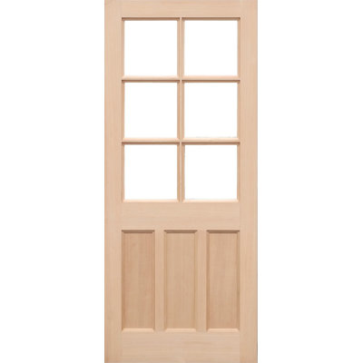 KXT Unfinished Hemlock External Door