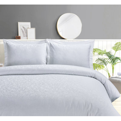 French Royal Damask Pattern Sateen Duvet Cover