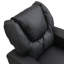 Fauteuil inclinable pour enfants, PVC noir