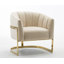 Fauteuil demi-tonneau rembourré l 30 po Romy-1115816499