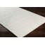 Tapis beige en laine tissé à plat Latrissa-367519180