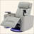 270° Power Swivel Recliner,Home Theater Seating With Hidden Arm Storage And  LED Light Strip,Cup Holder,360° Swivel Tray Table,And Cell Phone Holder,Soft Living Room Chair-408317233