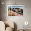 Décoration murale rustique «Ochre Hills II» par Art Remedy, cadre blanc, 37 x 25-62767373-62767363