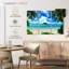 «Serene Beach Scene», reproduction d'art sur toile-553856334