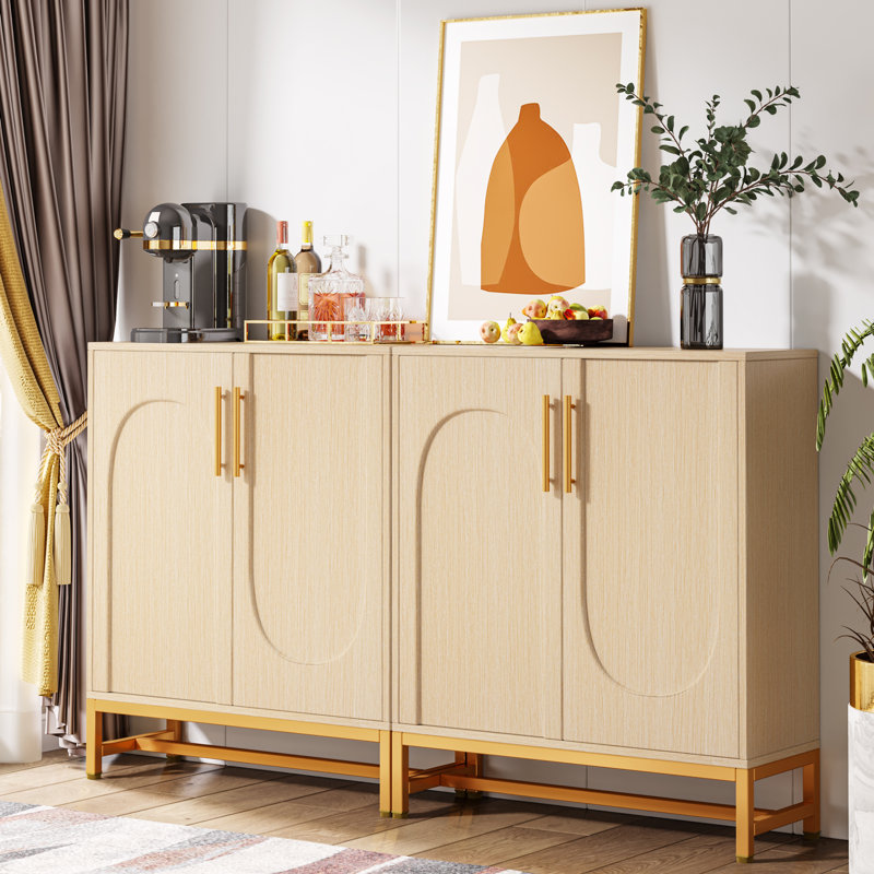59'' Sideboard, Maple/Gold