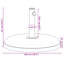 Base de parasol Arlmont & Co. pour poteaux de diamètre 1,3 po / 1,4 po / 1,5 po rond 55,1 lb-570571385