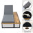Outdoor Chaise Lounge With Side Table-1419184655