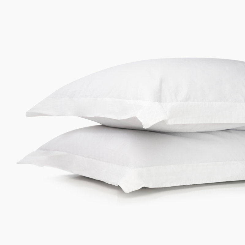 Cotton Sham, Standard/Twin, White
