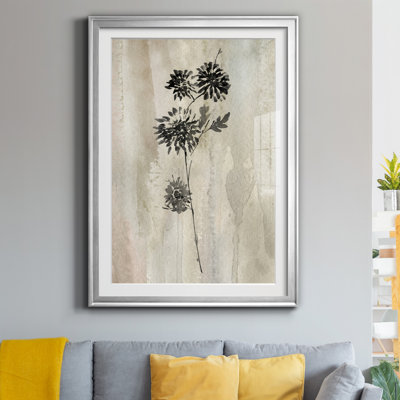 " Sumi-E Silhouette IV " Painting Print