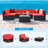Bump 6 - Person Patio Conversation Set with Cushions-466337179