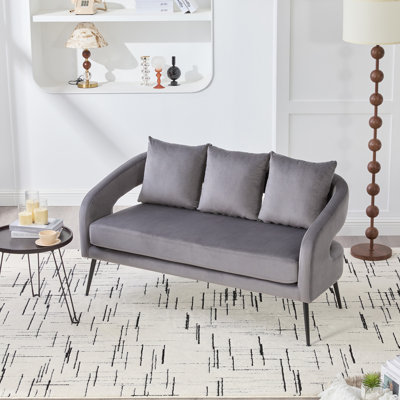 Compact Luxury Velvet Loveseat Chic Design For Small Spaces