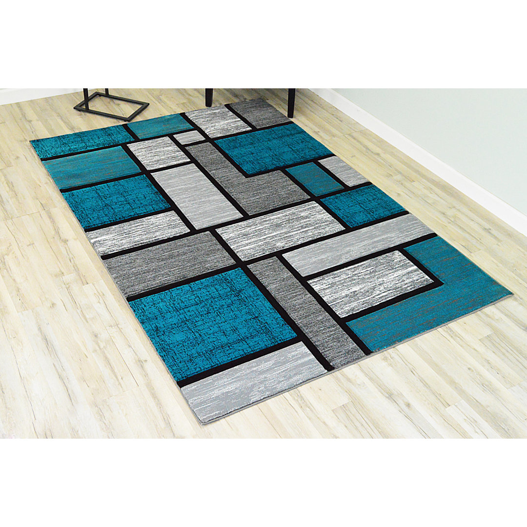 Markesan Performance Abstract Indoor Rug Orren Ellis Rug 