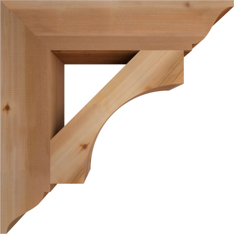 Support traditionnel Westlake, Cèdre rouge de l'Ouest, Lisse, H 28 po x l 5,5 po x P 28 po