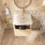Meuble-lavabo mural 24 po avec comptoir en marbre-1585767868