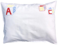 Coussin euro en coton blocks