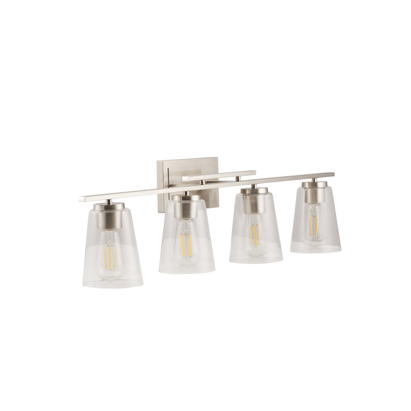 Baehr 4 - Light Dimmable Vanity Light, Brush Nickel