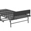 Lit pliant de 75 po x 46 po avec tête de lit réglable