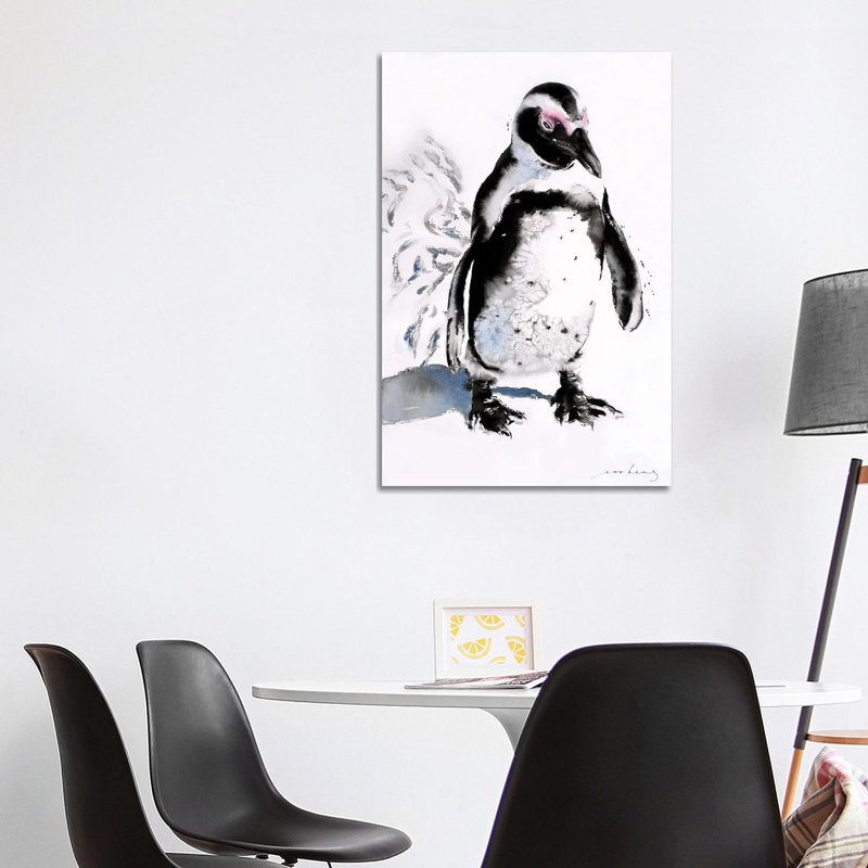 Penquin Footprint by Soo Beng Lim - Wrapped Canvas Print