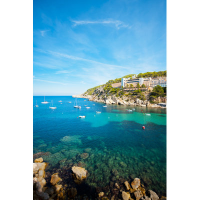 Bay Landscape by Supermimicry - No Frame Print on Canvas