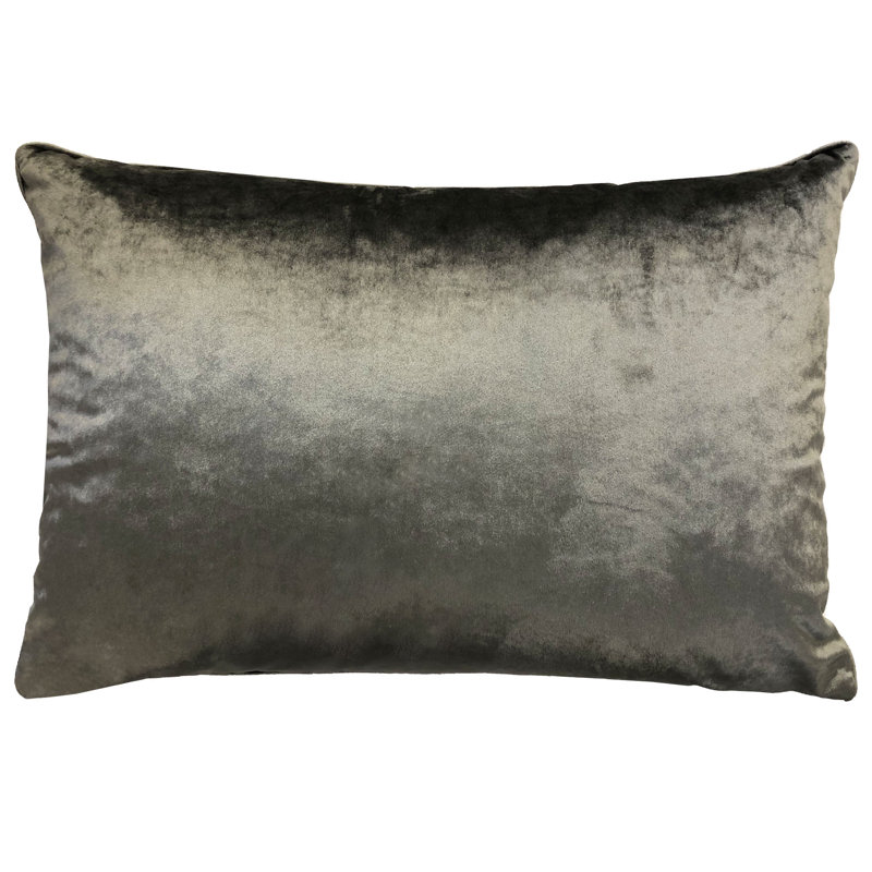 Lumbar Pillow Cover & Insert, Charcoal