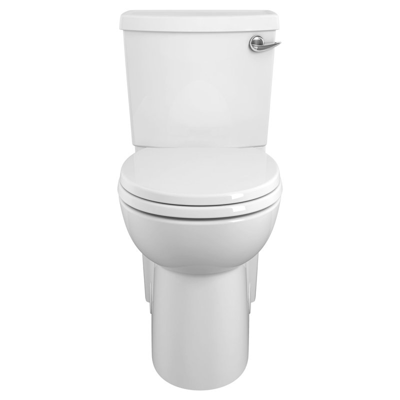 Toilette ronde à deux épaisseurs 1,28 GPF (économe en eau) avec EverClean Cadet 3 (siège inclus)