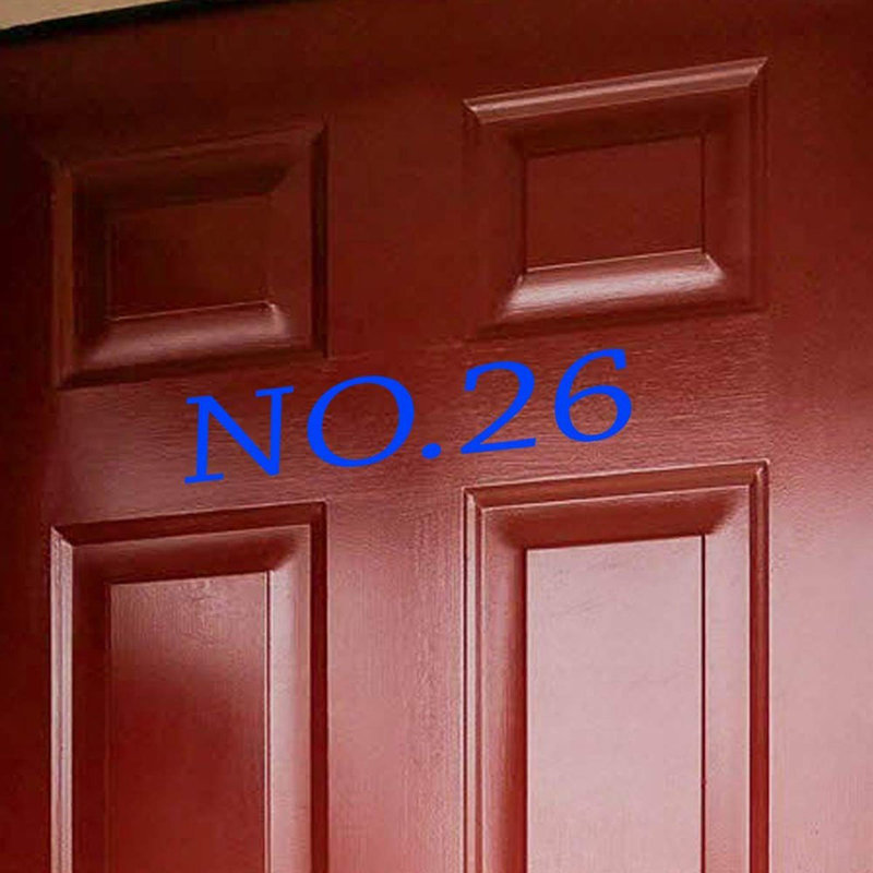 Autocollant de maison 3 po, Bleu, Oui