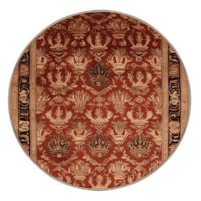Tapis brun français lavable à la machine