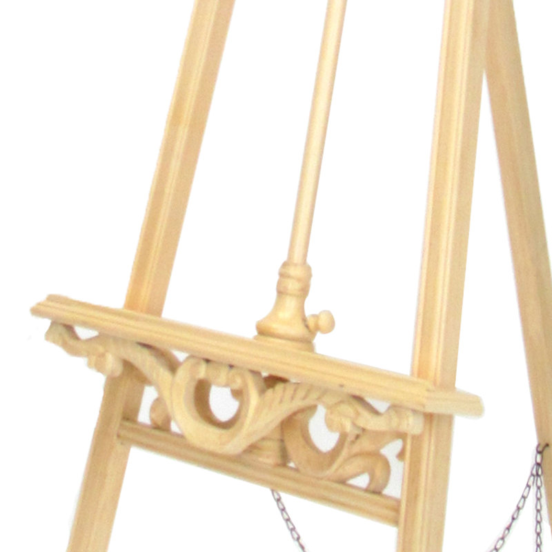Chevalet à trépied pliant en bois, Or
