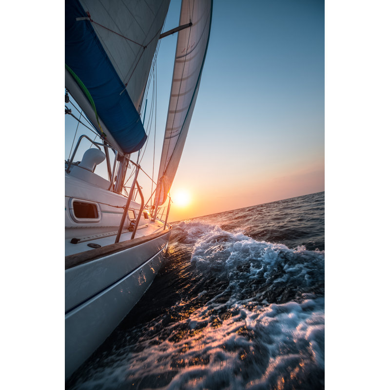 Sail Boat by Mihtiander - Wrapped Canvas Print, 46cm H x 30cm W x 3.8cm D